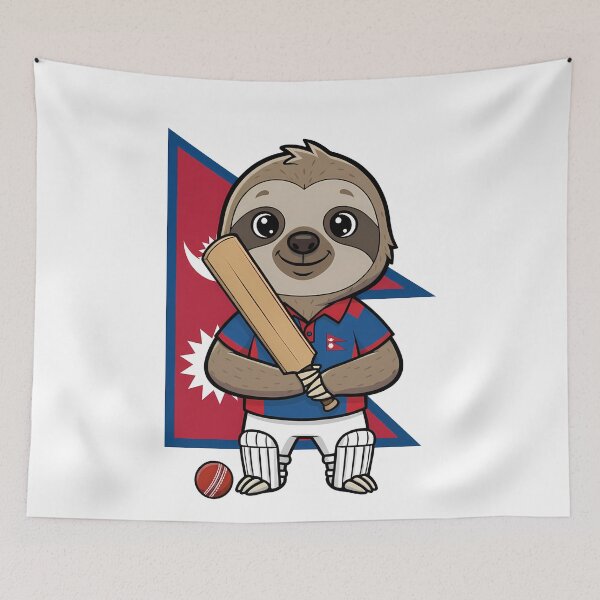 Item preview, Nepal Cricket Sloth Batter designed and sold by k3rstman1.