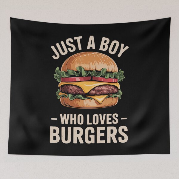 Item preview, Cool Burger Art For Boys Men Hamburger Cheeseburger Lover designed and sold by Moon-Ape.