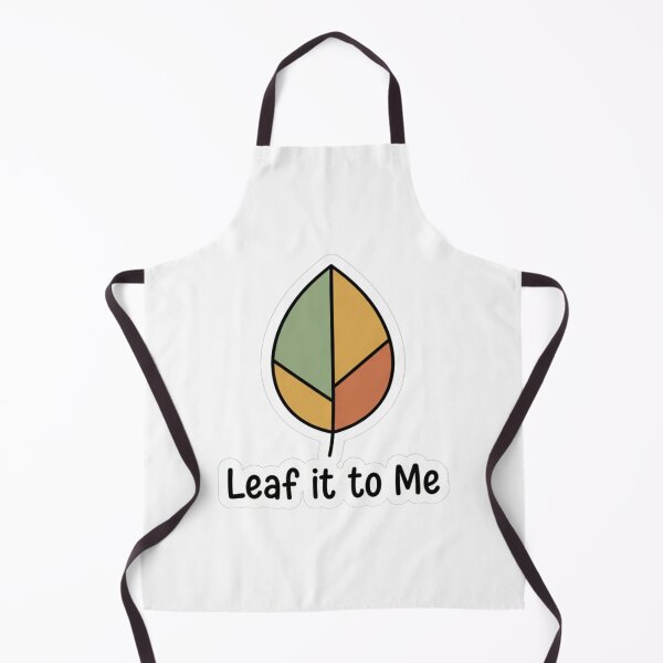 Item preview, "Minimal Leaf Illustration with 'Leaf it to Me' Quote" designed and sold by Happyfreedom.