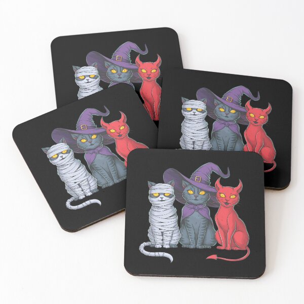Item preview, Cute Cat Devil Witch Mummy Halloween designed and sold by Moon-Ape.