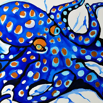 Artwork thumbnail, Blue Ringed Octopus by 20apple