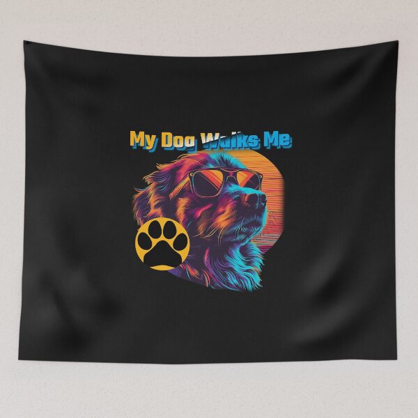 Item preview, My Dog Walks Me T-Shirt  designed and sold by The Mood Tees .