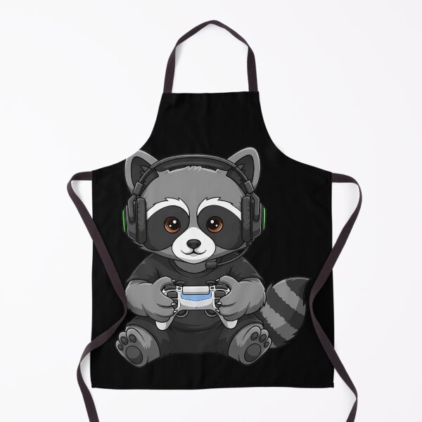 Item preview, Cute Raccoon Gamer Controller Headset designed and sold by k3rstman1.
