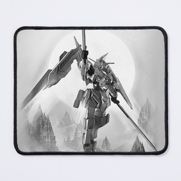 Item preview, Bael Gundam Digital Artwork black white frame gundam designed and sold by sabartgunpla.