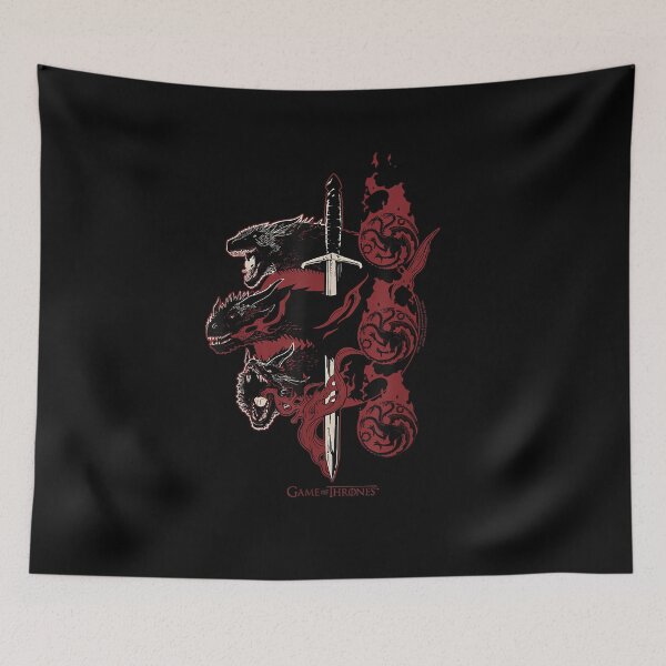 Artikelvorschau, Targaryen Drei-Drachen-Design entworfen und verkauft von AriePollich.
