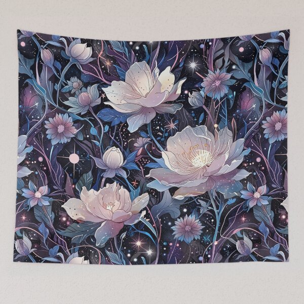 Item preview, Space Flower Artwork designed and sold by CoolPixels.