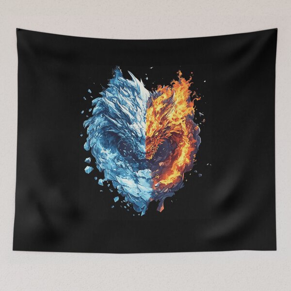 Item preview, Fire and Ice Dragon Balance designed and sold by AriePollich.