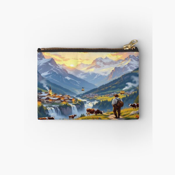 Item preview, Mountain magic and golden hour – tradition meets nature in a moment of quiet beauty designed and sold by FotoworldEdel.
