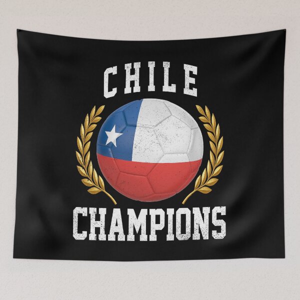 Item preview, SOCCER BALL FLAG CHAMPIONS - CHILE - Fans and Teams for Men and Women T-shirt designed and sold by wallsandpatts.