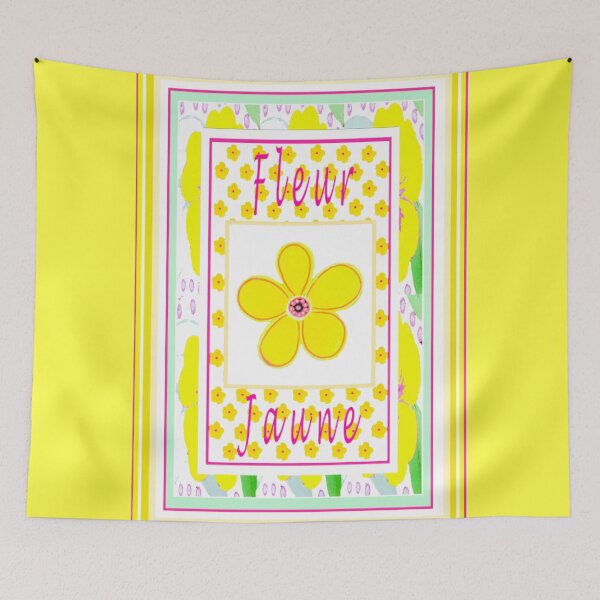 Item preview, Yellow Flower Fleur Jaune 2 designed and sold by kel72.