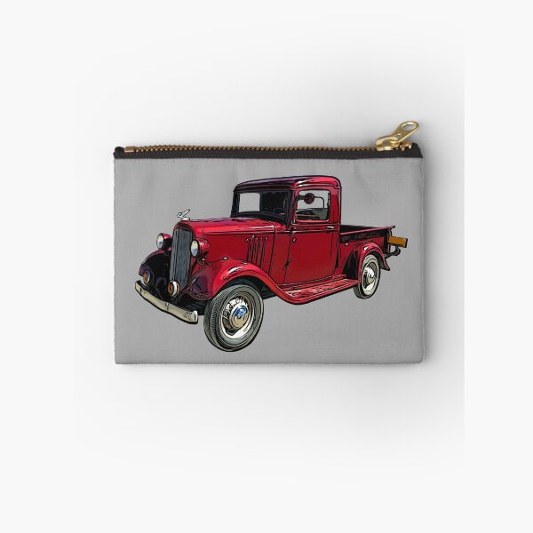 Item preview, Old Red Truck 1930's designed and sold by Retro Art Factory.