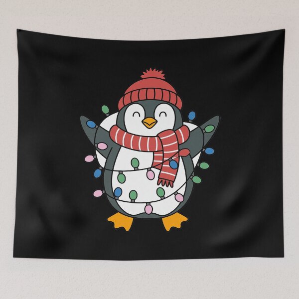 Item preview, Penguin Santa Lights Christmas Pajamas Cute Penguins Xmas designed and sold by RayArmstrong.