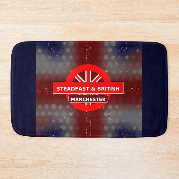 Item preview, Steadfast & British — Manchester Edition designed and sold by Sanctum Icons.