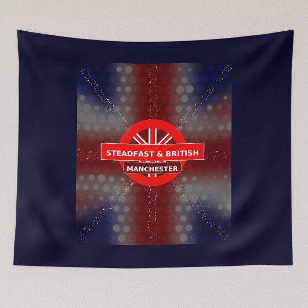 Item preview, Steadfast & British — Manchester Edition designed and sold by Sanctum Icons.