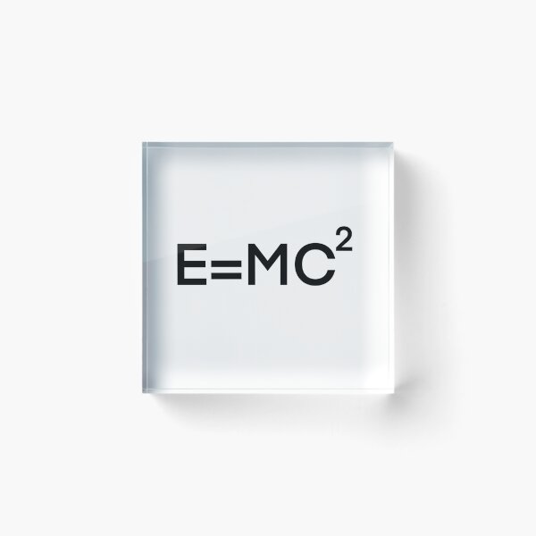 Item preview, Einstein Formula E=MC² Minimalist Physics Design designed and sold by CartoonyVerse.