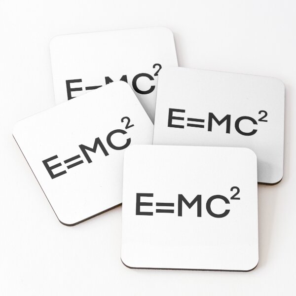 Item preview, Einstein Formula E=MC² Minimalist Physics Design designed and sold by CartoonyVerse.
