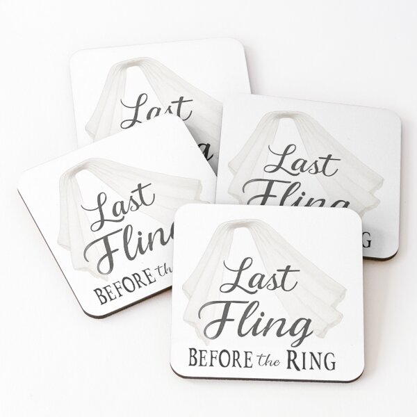 Item preview, Last Fling Before the Ring – Bachelorette Party Design designed and sold by D-T-Official.
