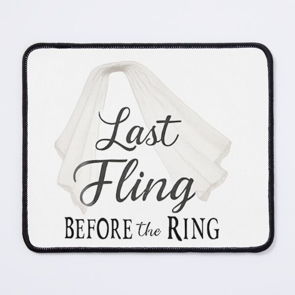 Item preview, Last Fling Before the Ring – Bachelorette Party Design designed and sold by D-T-Official.