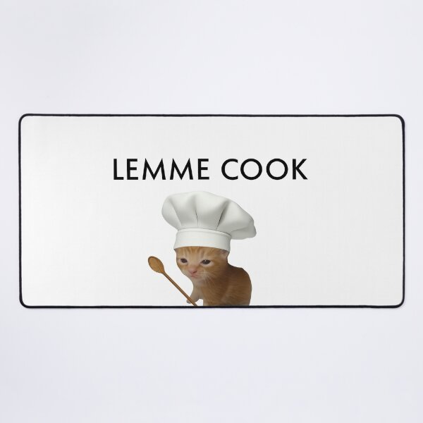 Item preview, Funny Cat Chef Meme Lemme Cook Design designed and sold by margamPagenberg.