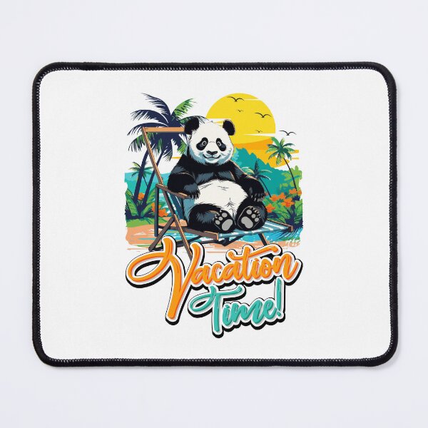 Item preview, Vacation Time Panda Tropical Sunset designed and sold by berwies.