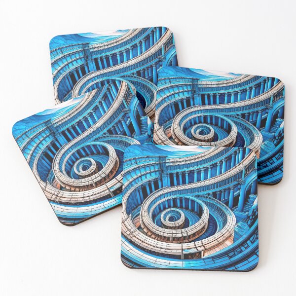 Item preview, Grand Azure Spiral Architecture designed and sold by LanaGustavsson.
