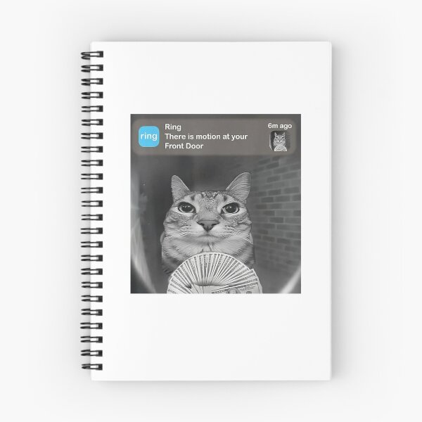 Item preview, Funny Cat Doorbell Meme With Cash designed and sold by margamPagenberg.