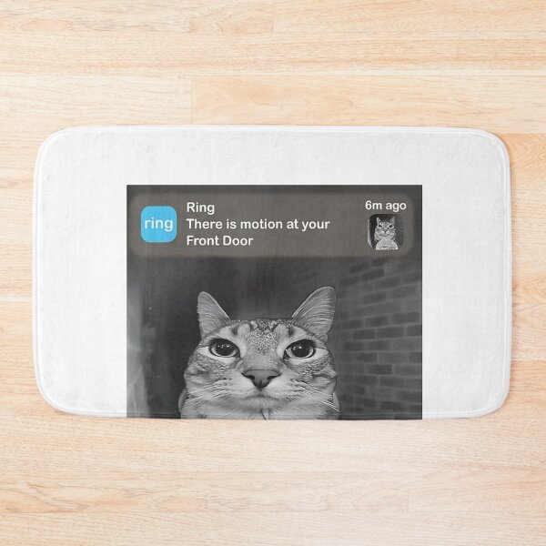 Item preview, Funny Cat Doorbell Meme With Cash designed and sold by margamPagenberg.