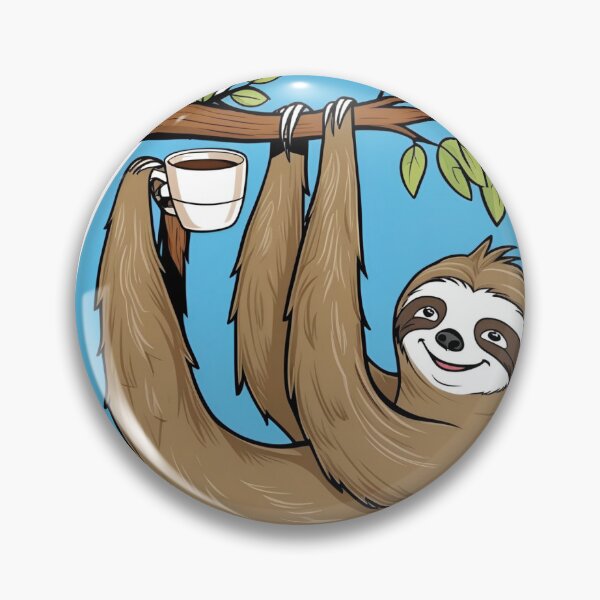Item preview, Running on Coffee & Chill – Funny Sloth School Design designed and sold by JaZuLive.