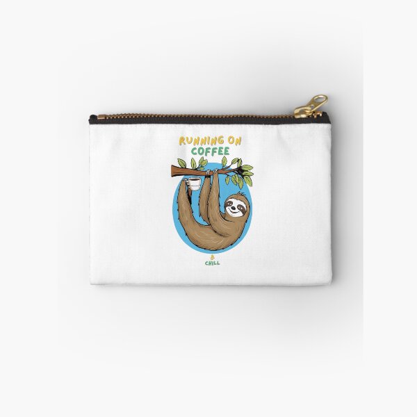 Item preview, Running on Coffee & Chill – Funny Sloth School Design designed and sold by JaZuLive.