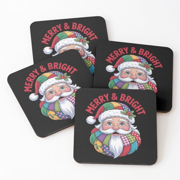 Item preview, Patchwork Santa Claus Christmas Funny Christmas Quilt Beard designed and sold by MinaReinger.