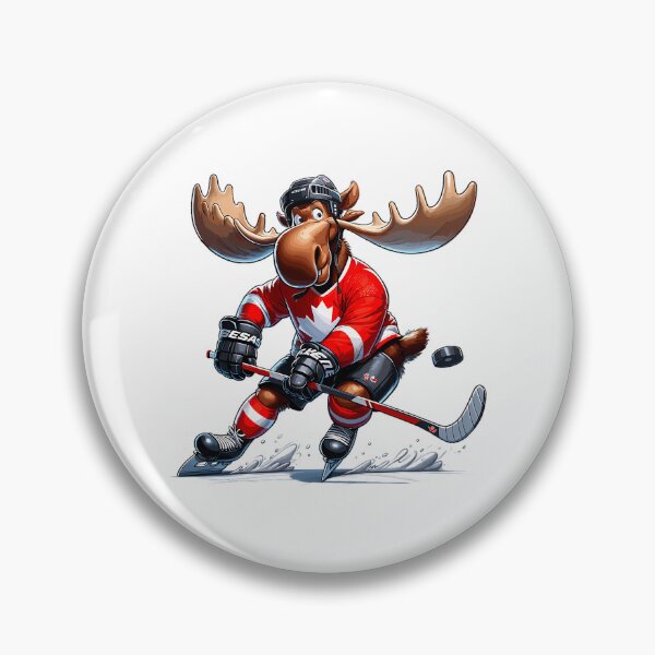 Item preview,  Canadian Ice Hockey Maple Leaf Moose designed and sold by abe-lingram.