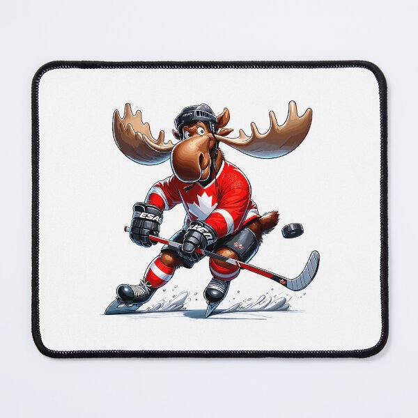 Item preview, Canadian Ice Hockey Maple Leaf Moose designed and sold by abe-lingram.
