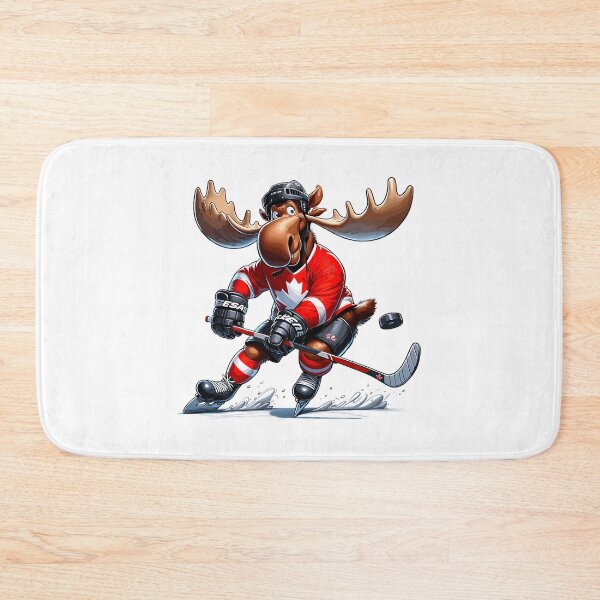 Item preview,  Canadian Ice Hockey Maple Leaf Moose designed and sold by abe-lingram.