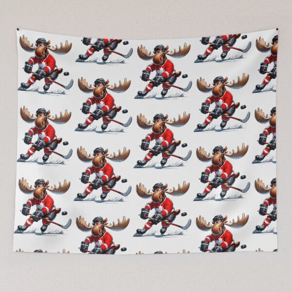Item preview,  Canadian Ice Hockey Maple Leaf Moose designed and sold by abe-lingram.