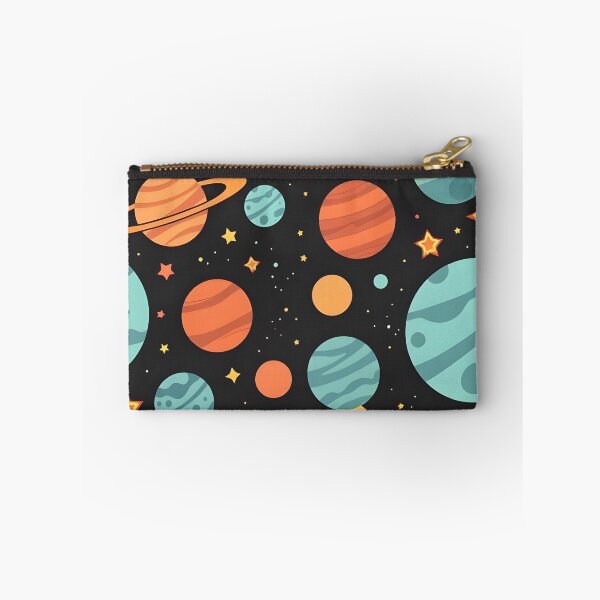 Item preview, Colorful Cartoon Planets and Stars Pattern designed and sold by JavisSRDesign.