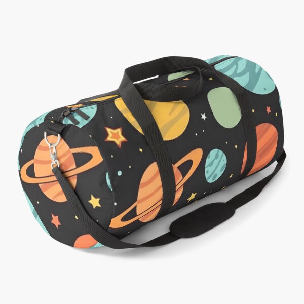 Item preview, Colorful Cartoon Planets and Stars Pattern designed and sold by JavisSRDesign.