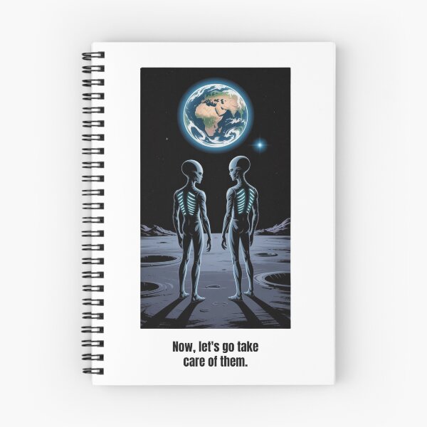 Item preview, Two Aliens on the Moon – Now Let’s Take Care of Them. designed and sold by AndrewYoko.