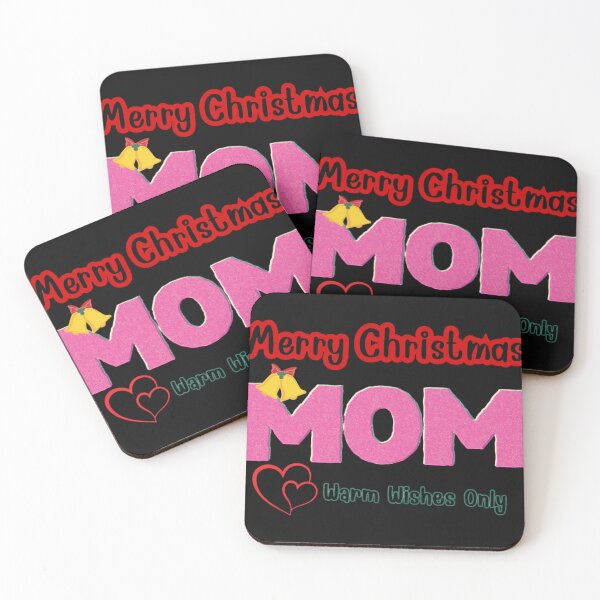 Item preview, Merry Christmas Mom – Watercolor Cozy Festive T-shirt Design designed and sold by Sukree.m.