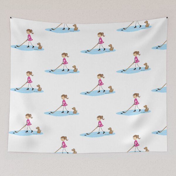 Item preview,  Hockey Girl Cartoon designed and sold by abe-lingram.