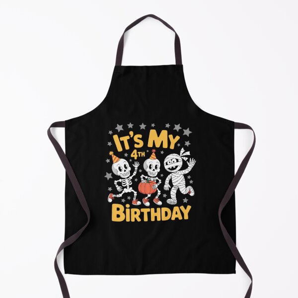 Item preview, It's My 4th Birthday Boy Funny Skeleton Pumpkin Halloween designed and sold by Bandikonsalez.