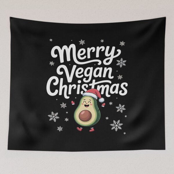 Item preview, Avocado Merry Vegan Christmas designed and sold by Bandikonsalez.