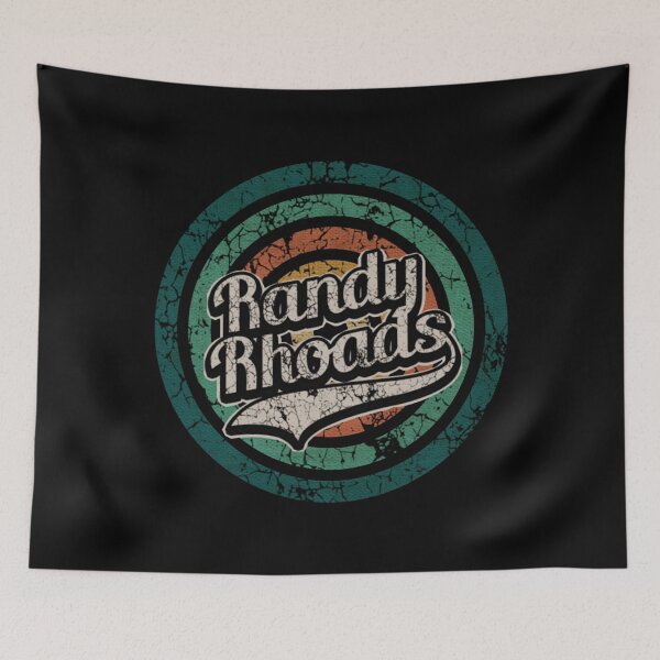 Item preview, Randy Rhoads  Retro Circle Crack Vintage T-Shirt designed and sold by DrWilburnWhite.