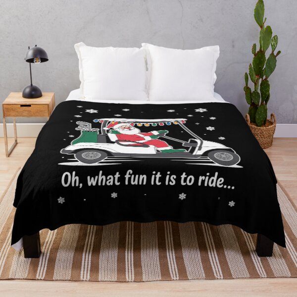 Item preview, Oh What Fun Is It To Ride Santa Driving Golf Cart Christmas designed and sold by RansomFlatley.