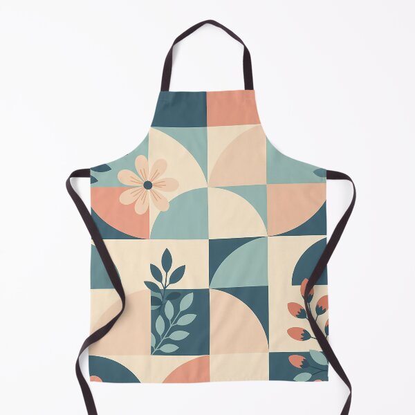 Item preview, Pastel Geometric Floral Flower Leaves, Light  Theme, Stylize, Repeated Texture Pattern (image size 8320x12480) designed and sold by Digital-Davinci.