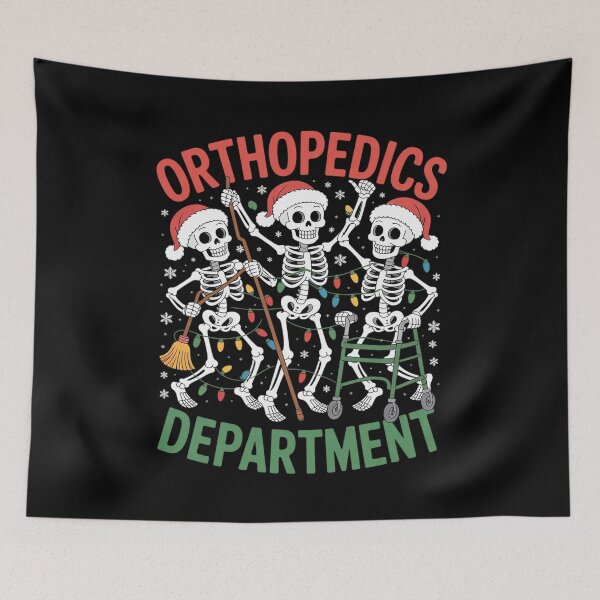 Item preview, Orthopedics Department Christmas Skeleton Ortho Nurse Xmas designed and sold by AmparoBoyle.