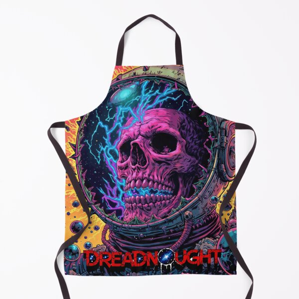 Item preview, Cosmic Horror Skull Astronaut – DREADNOUGHT Heavy Metal Artwork designed and sold by DopeVibeStuff.