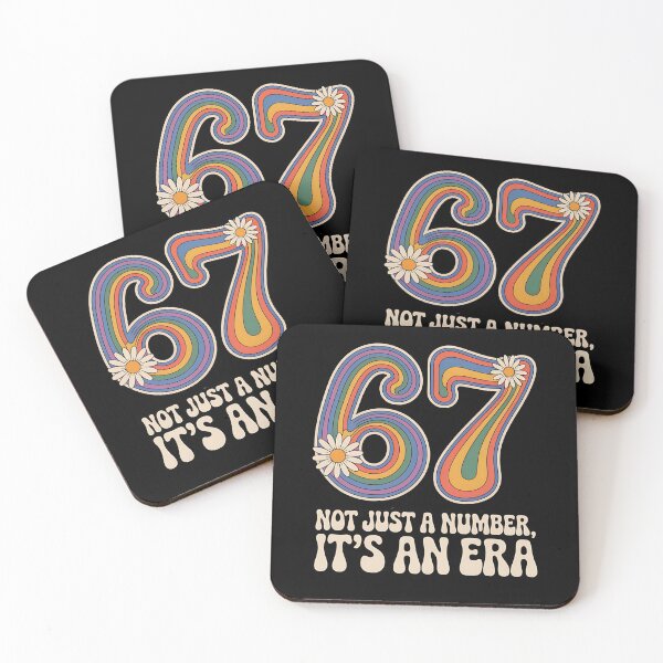 Item preview, number 67 - vintage 67 - retro 67 - lucky 67 - born in 1967 - since 67 - highway 67 - rule 67 - 67 years old - milestone 67 - anniversary 67 - vintage number - retro typography - minimalist number designed and sold by JansenGS.