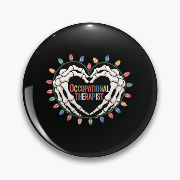 Item preview, OT Occupational Therapy Skeleton Hand Heart Christmas Light designed and sold by HaileyRobel.
