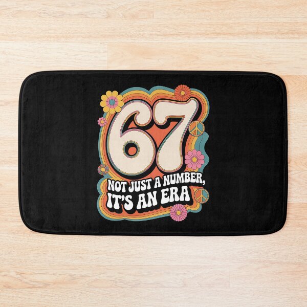 Item preview, number 67 - vintage 67 - retro 67 - lucky 67 - born in 1967 - since 67 - highway 67 - rule 67 - 67 years old - milestone 67 - anniversary 67 - vintage number - retro typography - minimalist number designed and sold by JansenGS.