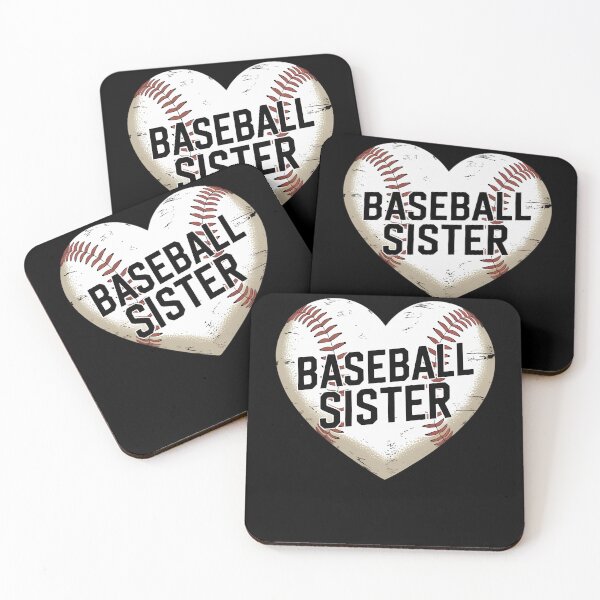 Item preview, Baseball Sister Retro Heart Baseball Sister Mother's Day designed and sold by TrinaEspinoza.
